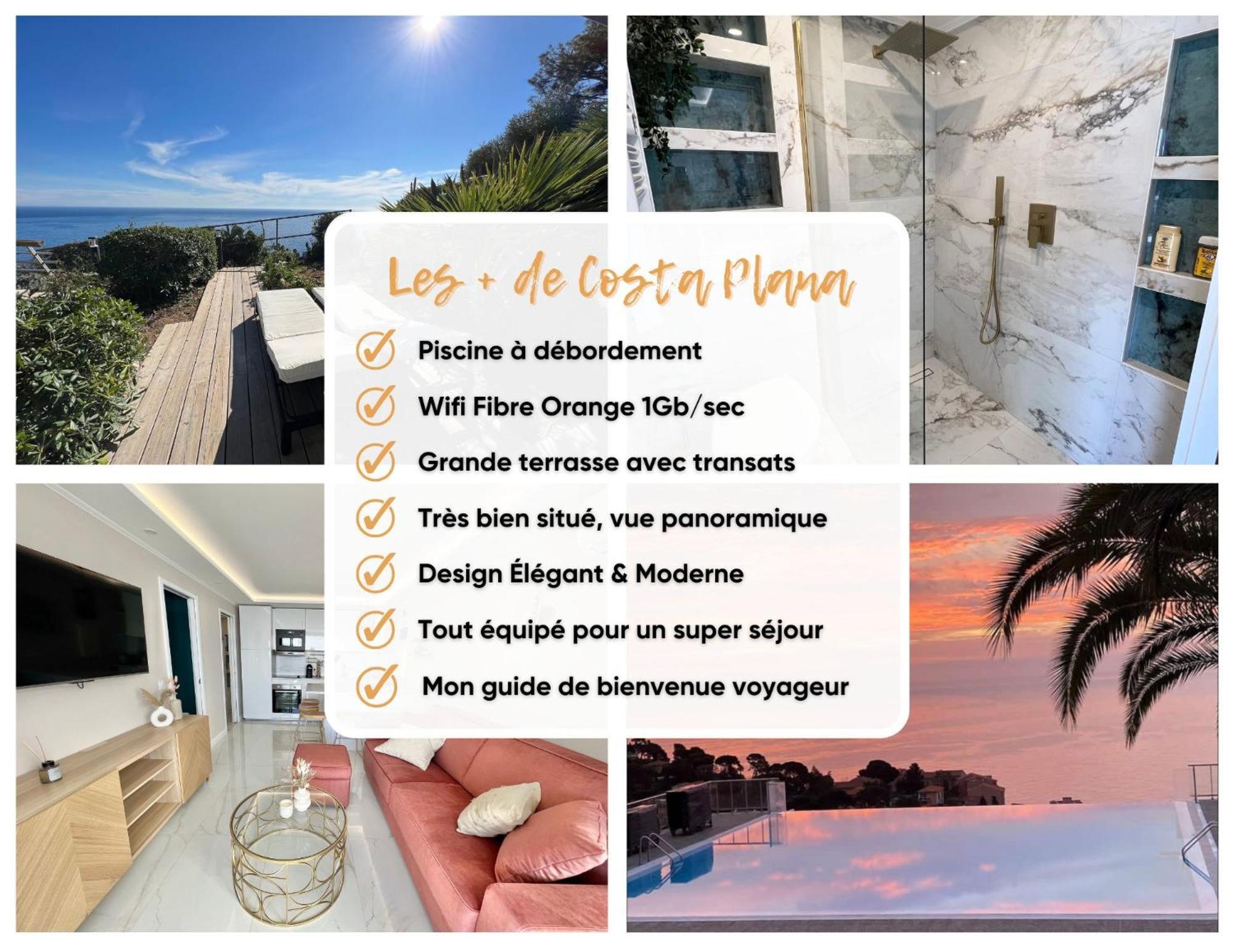 Luxueux Appartement - Vue Mer - Piscine - Free Parking - Monaco Cap-d'Ail Bagian luar foto